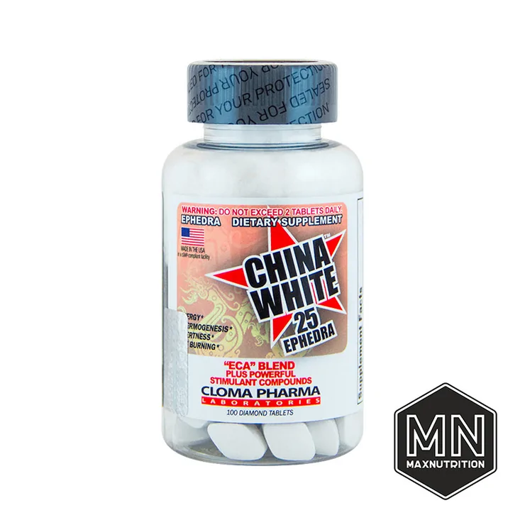 Cloma Pharma - China White 25 Ephedra, 100 капсул