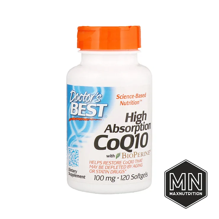 Doctor's Best - CoQ10 Коэнзим Q10 100 мг, 120 капсул