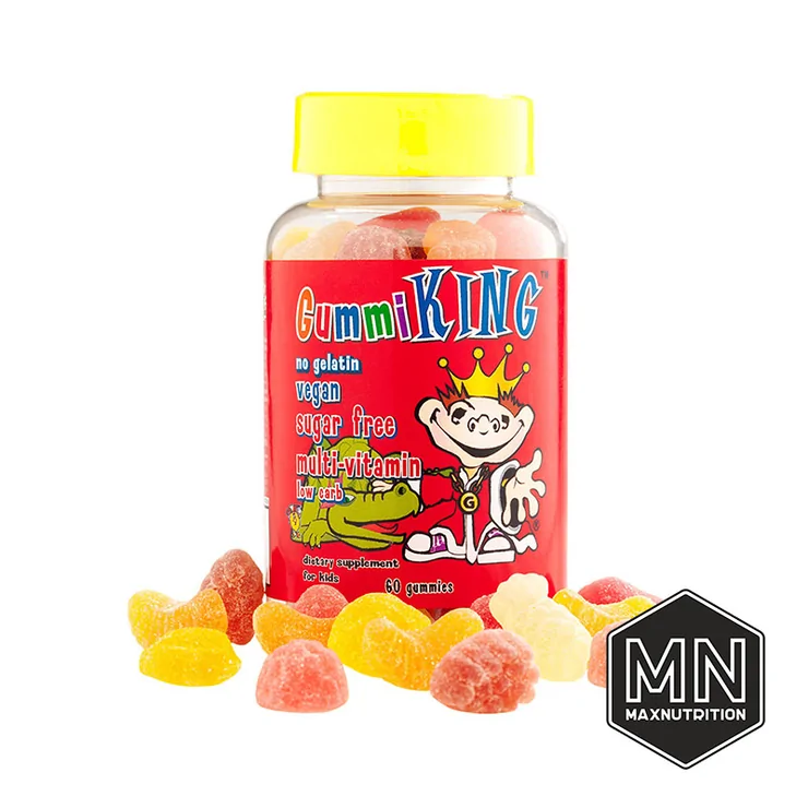 Gummi King - Мультивитамины и минералы для детей, 60 мармеладок