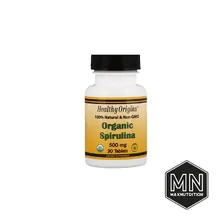Healthy Origins - Органическая спирулина 500 мг, 180 капсул