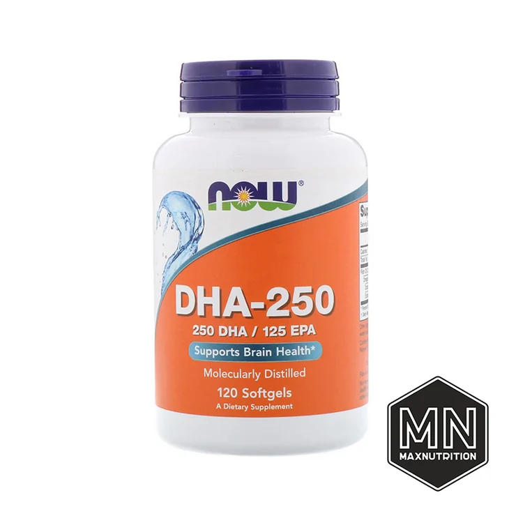 NOW - DHA-250, 120 капсул
