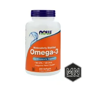NOW - Omega-3 1000мг, 200 капсул
