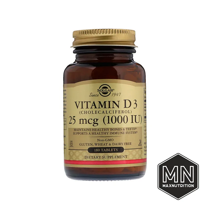 Solgar - Витамин D3 (1000 ME) 25 мкг, 180 таблеток