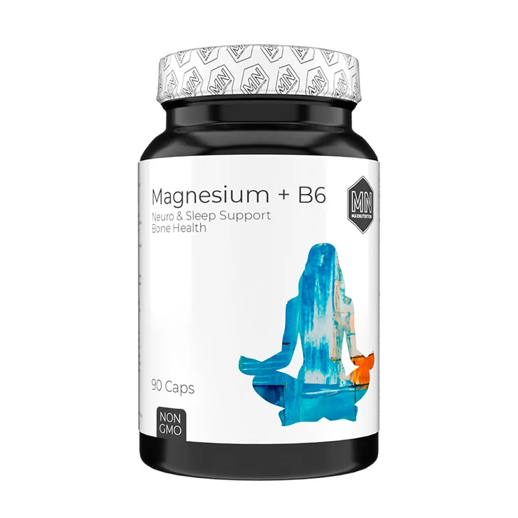 MaxNutrition - Magnesium + B6 (Магний+B6), 90 капсул