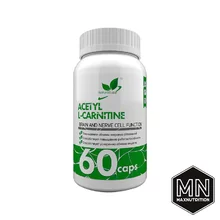 NaturalSupp - Ацетил Л-Карнитин 750мг (Acetyl L-Carnitine), 60 капсул