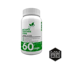 NaturalSupp - Аргинин Орнитин Лизин 840мг (Arginine Ornithine Lysine), 60 капсул